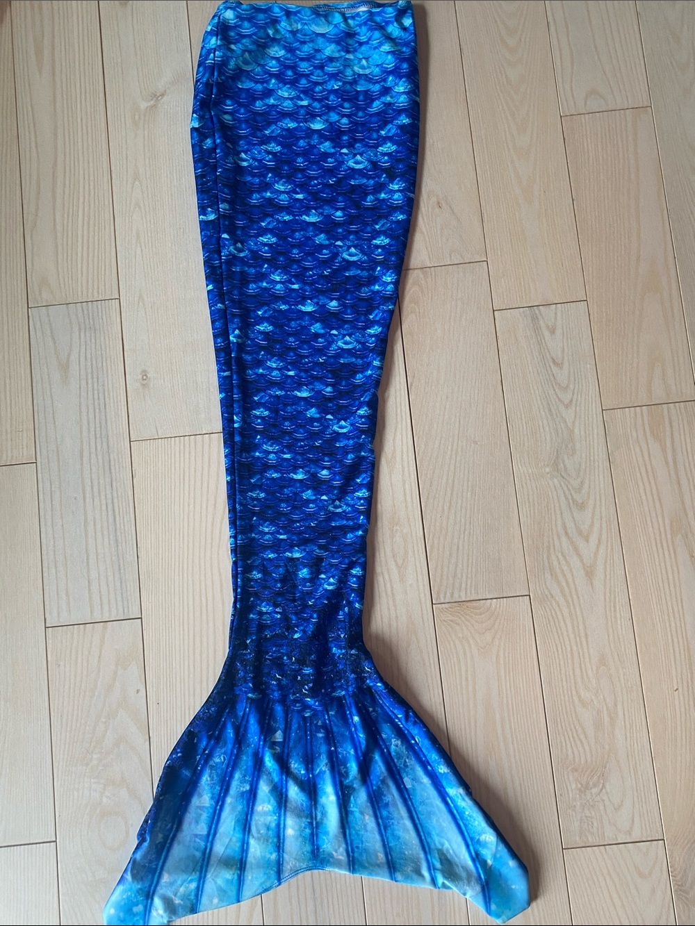 Ocean Blue Mermaid Tail Swimsuit Cover